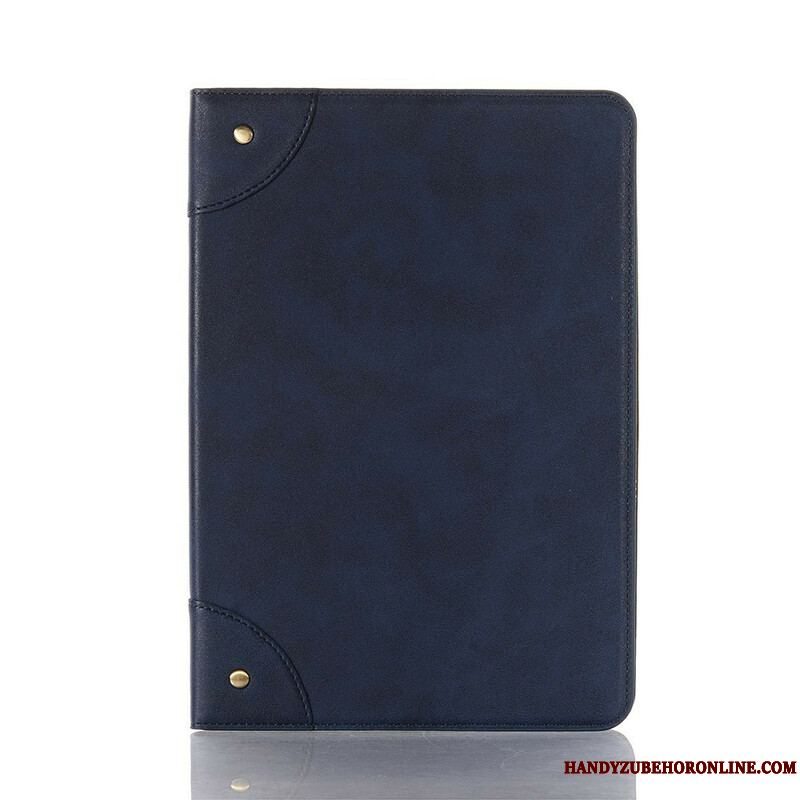 Etui Samsung Galaxy Tab S8 Plus / Tab S7 Plus Vintage Nitter I Imiteret Læder