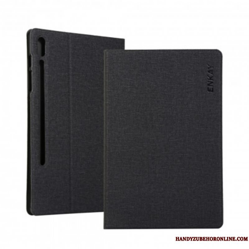 Etui Samsung Galaxy Tab S8 / Tab S7 Enkay Stof