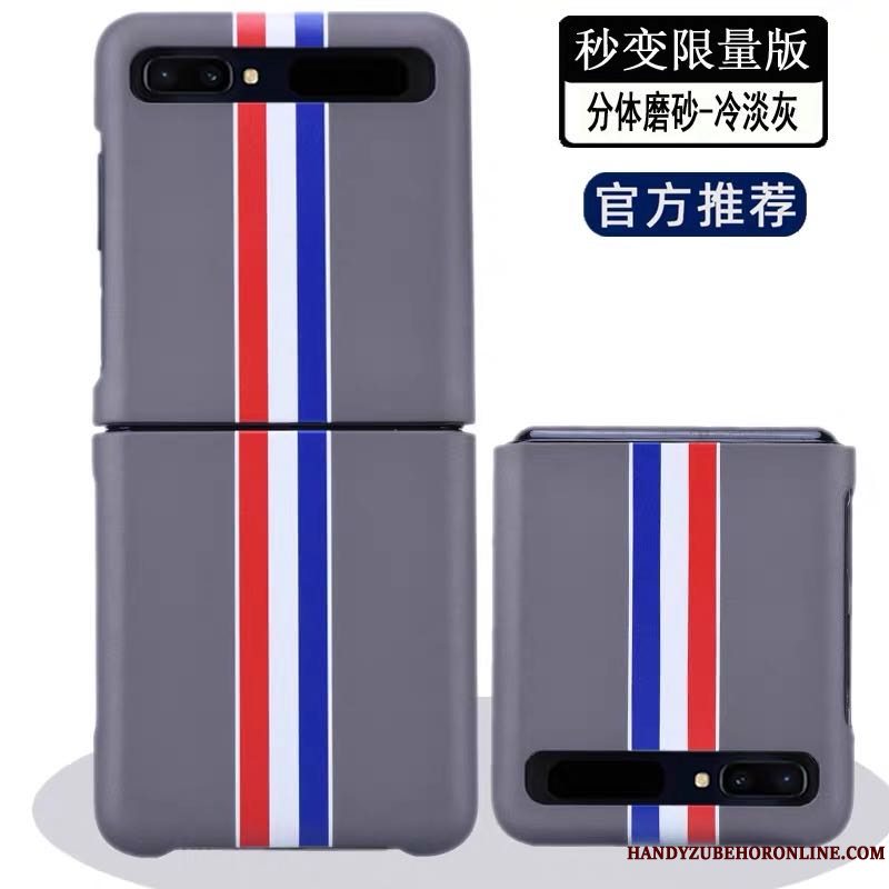 Etui Samsung Z Flip Beskyttelse Ny Nubuck, Cover Samsung Z Flip Tynd Bagdæksel