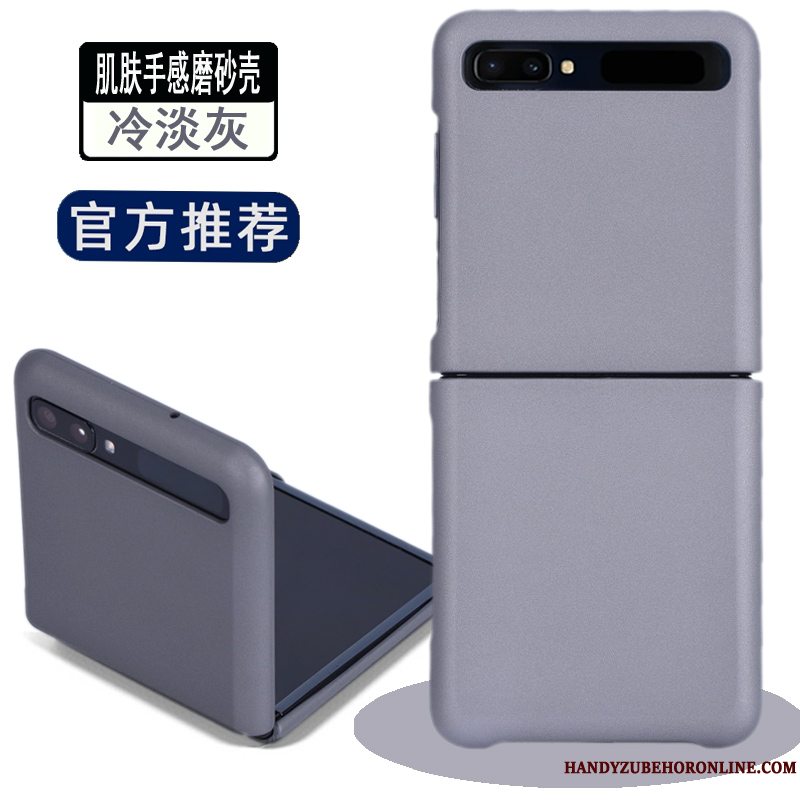 Etui Samsung Z Flip Beskyttelse Ny Nubuck, Cover Samsung Z Flip Tynd Bagdæksel