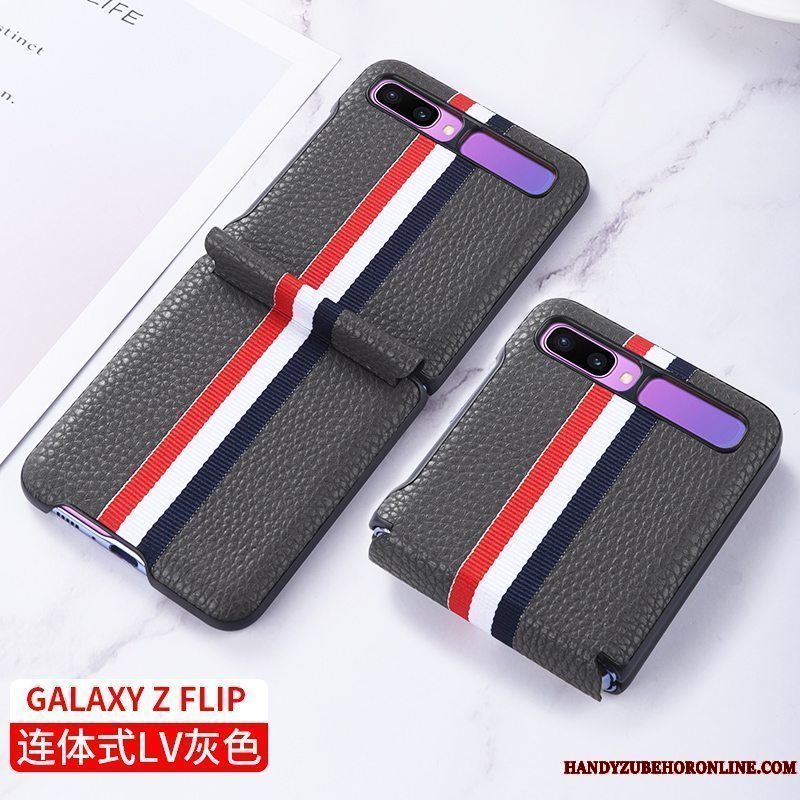 Etui Samsung Z Flip Beskyttelse Telefongrøn, Cover Samsung Z Flip Tasker Business High End