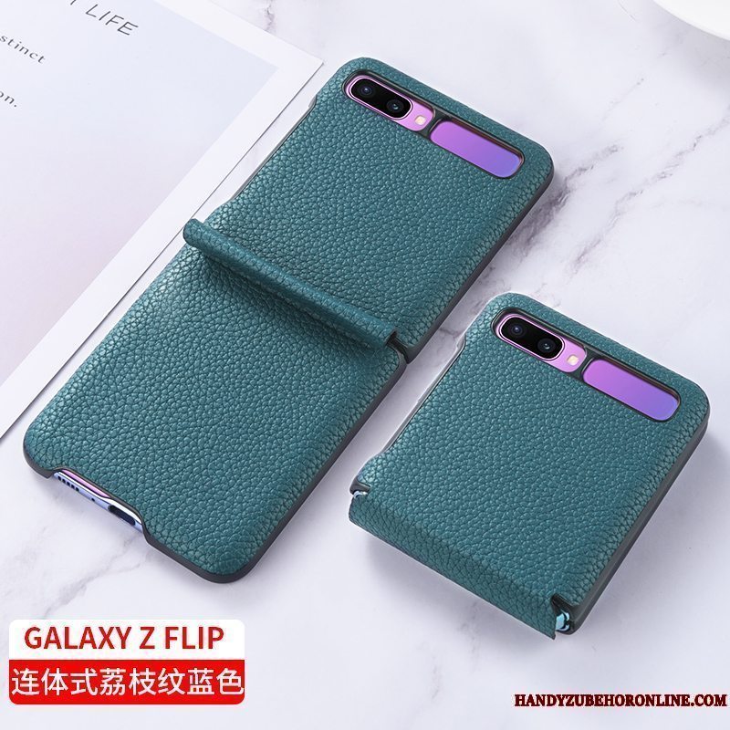 Etui Samsung Z Flip Beskyttelse Telefongrøn, Cover Samsung Z Flip Tasker Business High End