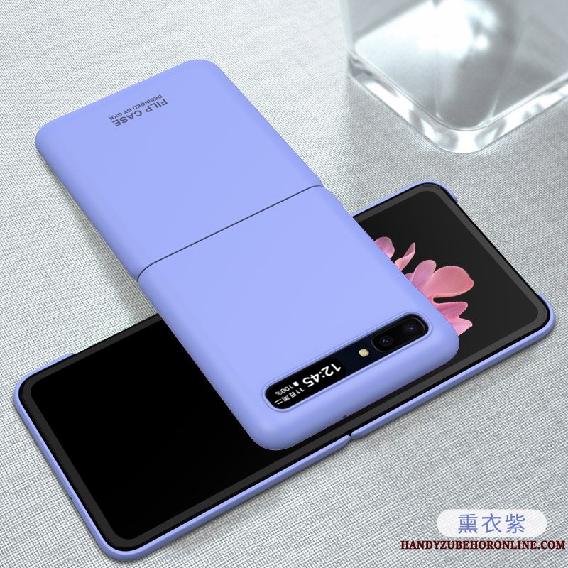 Etui Samsung Z Flip Tasker Hård Fold, Cover Samsung Z Flip Beskyttelse Grøn Telefon