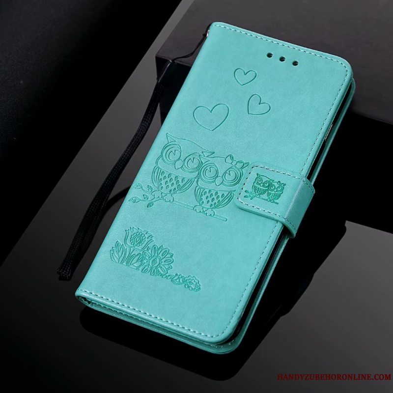 Etui Sony Xperia 1 Beskyttelse Grøn Anti-fald, Cover Sony Xperia 1 Læder Telefon