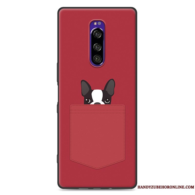 Etui Sony Xperia 1 Blød Trendy Nubuck, Cover Sony Xperia 1 Silikone Smuk Telefon