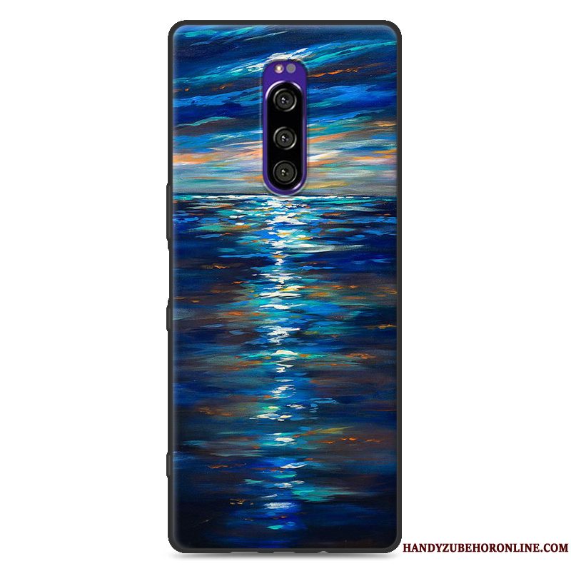 Etui Sony Xperia 1 Blød Trendy Nubuck, Cover Sony Xperia 1 Silikone Smuk Telefon