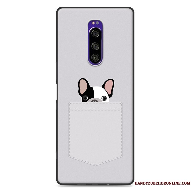 Etui Sony Xperia 1 Blød Trendy Nubuck, Cover Sony Xperia 1 Silikone Smuk Telefon