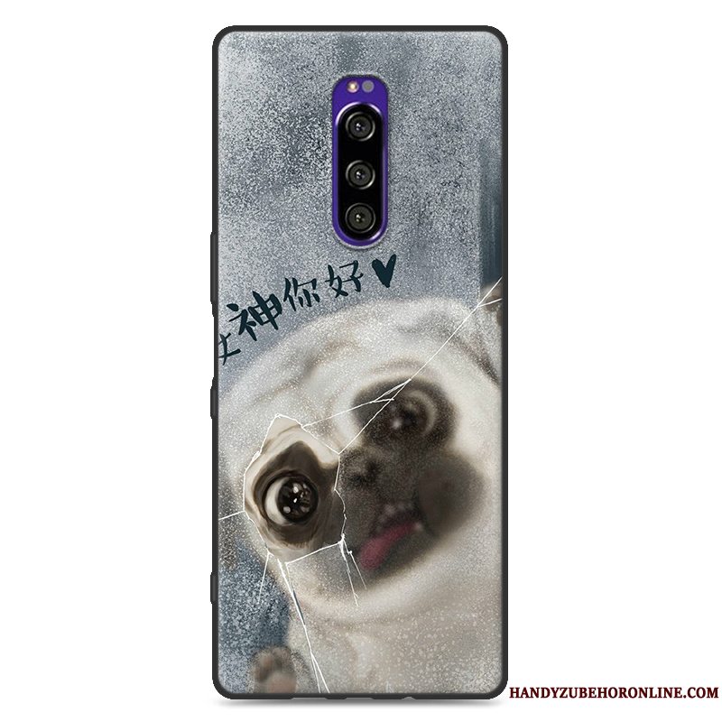 Etui Sony Xperia 1 Blød Trendy Nubuck, Cover Sony Xperia 1 Silikone Smuk Telefon