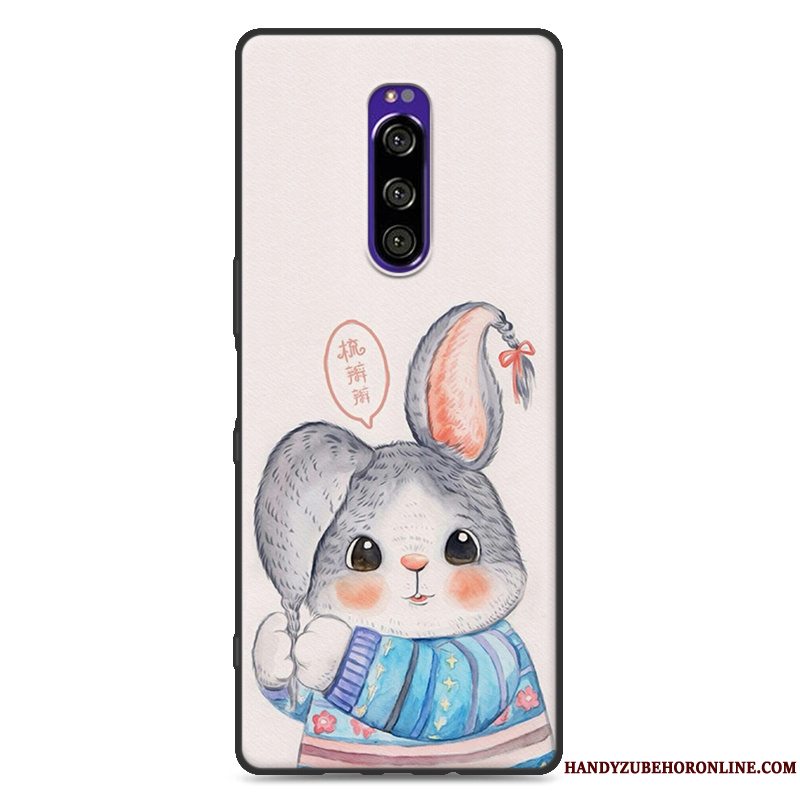 Etui Sony Xperia 1 Blød Trendy Nubuck, Cover Sony Xperia 1 Silikone Smuk Telefon