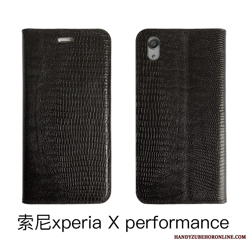 Etui Sony Xperia 1 Folio Telefonvinrød, Cover Sony Xperia 1 Læder