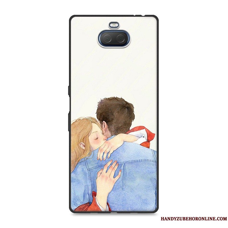 Etui Sony Xperia 10 Blød Hængende Ornamenter Kunst, Cover Sony Xperia 10 Malet Af Personlighed Telefon