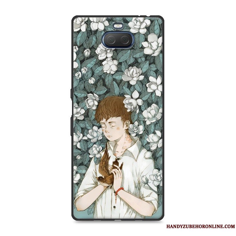 Etui Sony Xperia 10 Blød Hængende Ornamenter Kunst, Cover Sony Xperia 10 Malet Af Personlighed Telefon