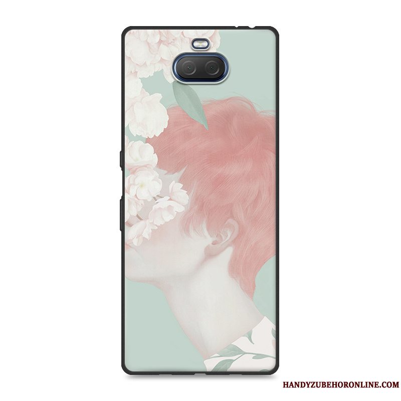 Etui Sony Xperia 10 Blød Hængende Ornamenter Kunst, Cover Sony Xperia 10 Malet Af Personlighed Telefon