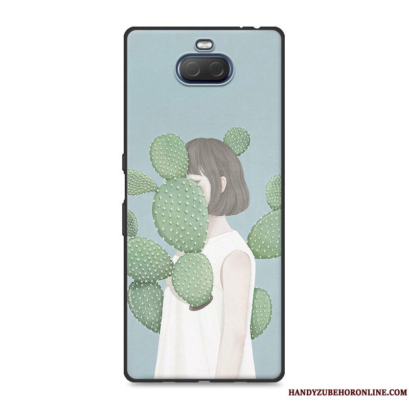 Etui Sony Xperia 10 Blød Hængende Ornamenter Kunst, Cover Sony Xperia 10 Malet Af Personlighed Telefon