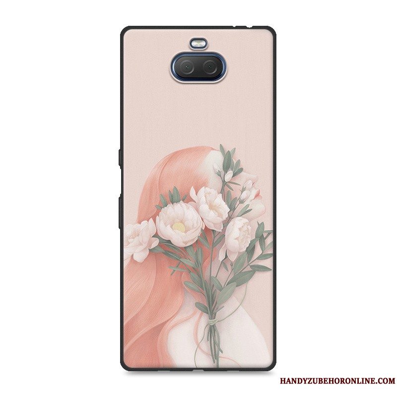 Etui Sony Xperia 10 Blød Hængende Ornamenter Kunst, Cover Sony Xperia 10 Malet Af Personlighed Telefon