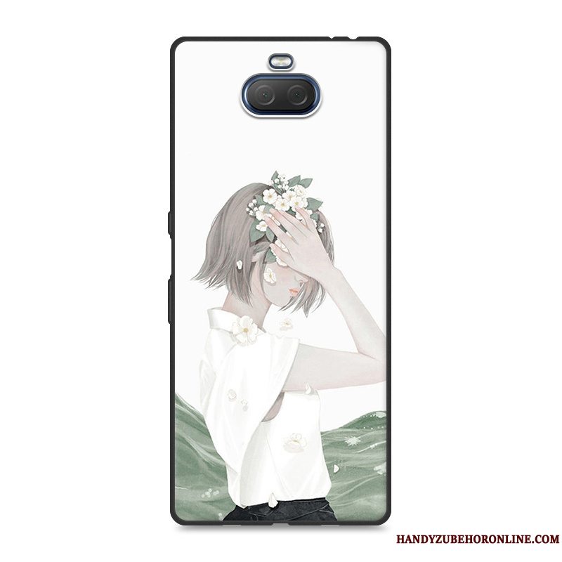 Etui Sony Xperia 10 Blød Hængende Ornamenter Kunst, Cover Sony Xperia 10 Malet Af Personlighed Telefon