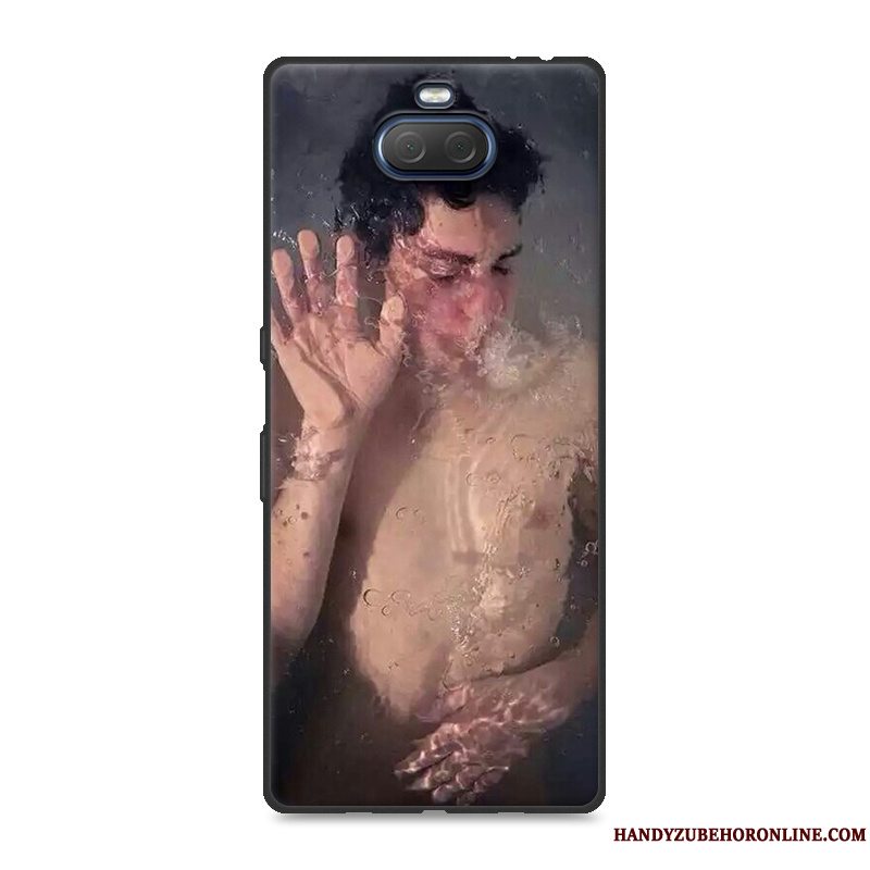 Etui Sony Xperia 10 Plus Beskyttelse Grøn Telefon, Cover Sony Xperia 10 Plus Blød Af Personlighed Elskeren