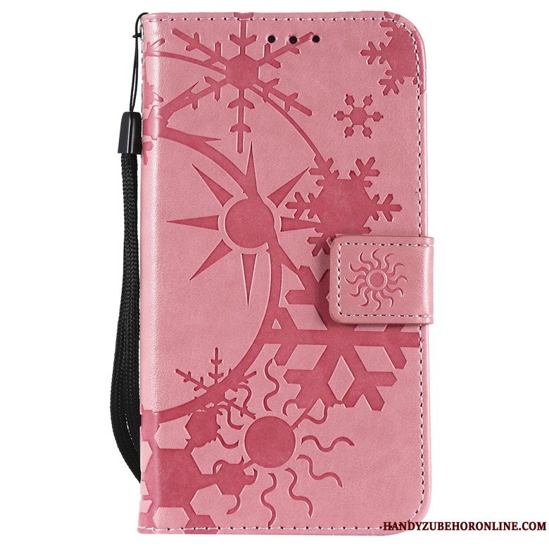 Etui Sony Xperia 10 Plus Beskyttelse Rosa Guld Telefon, Cover Sony Xperia 10 Plus Folio Anti-fald