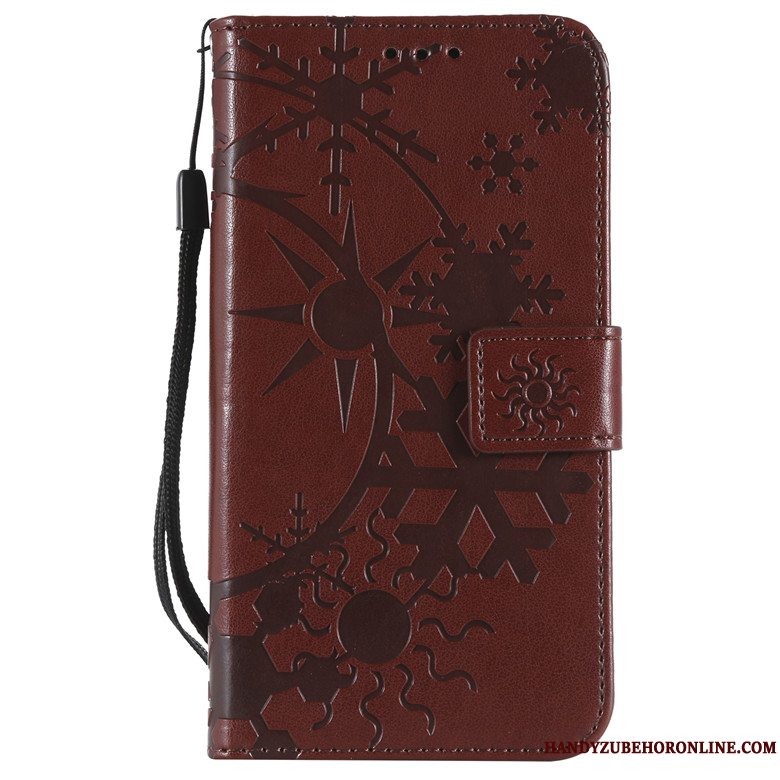 Etui Sony Xperia 10 Plus Beskyttelse Rosa Guld Telefon, Cover Sony Xperia 10 Plus Folio Anti-fald