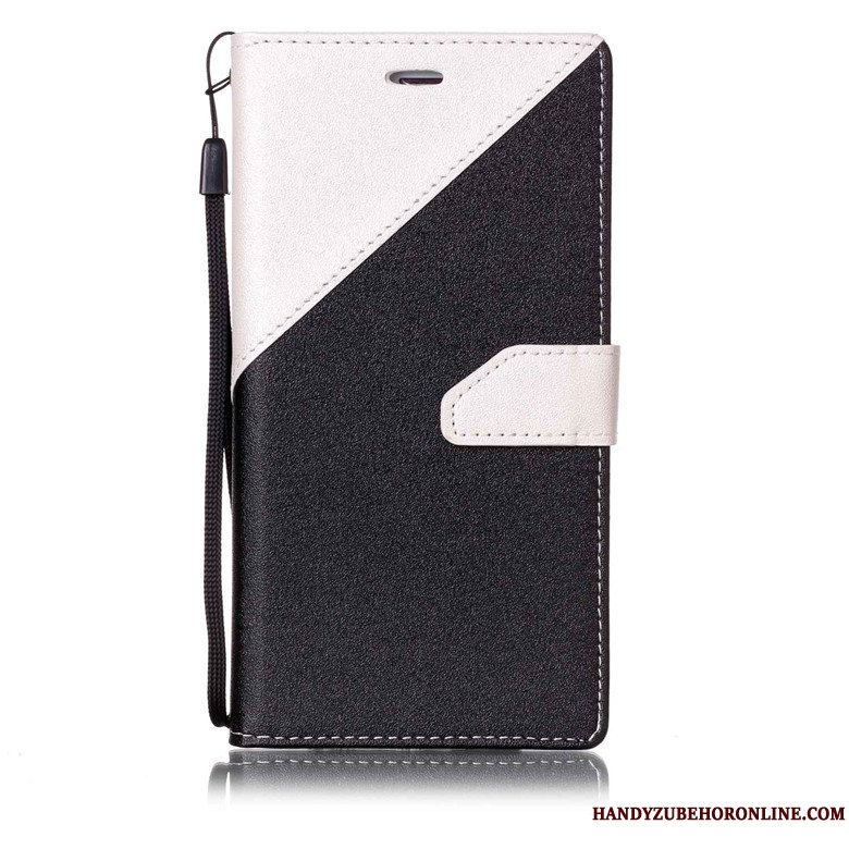 Etui Sony Xperia 10 Plus Beskyttelse Telefonanti-fald, Cover Sony Xperia 10 Plus Læder Nubuck Dyb Farve