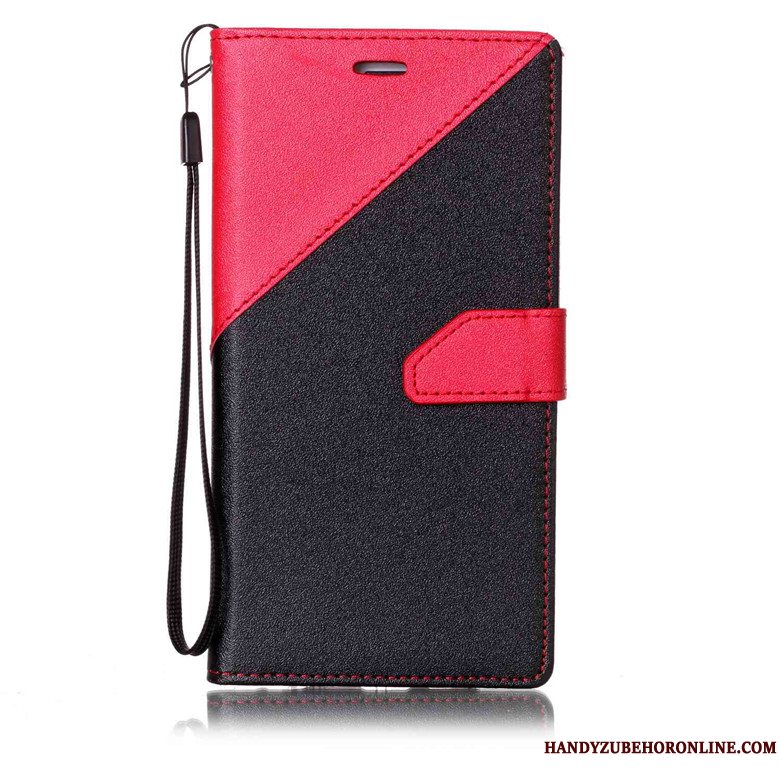 Etui Sony Xperia 10 Plus Beskyttelse Telefonanti-fald, Cover Sony Xperia 10 Plus Læder Nubuck Dyb Farve