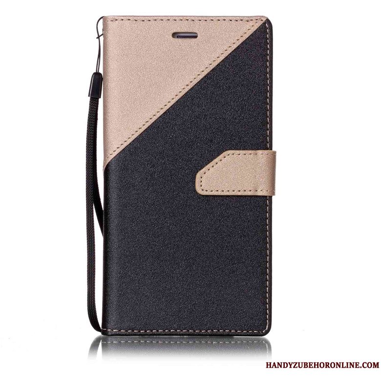 Etui Sony Xperia 10 Plus Beskyttelse Telefonanti-fald, Cover Sony Xperia 10 Plus Læder Nubuck Dyb Farve