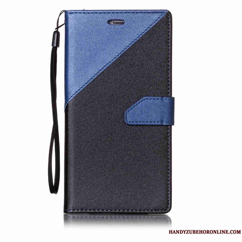 Etui Sony Xperia 10 Plus Beskyttelse Telefonanti-fald, Cover Sony Xperia 10 Plus Læder Nubuck Dyb Farve