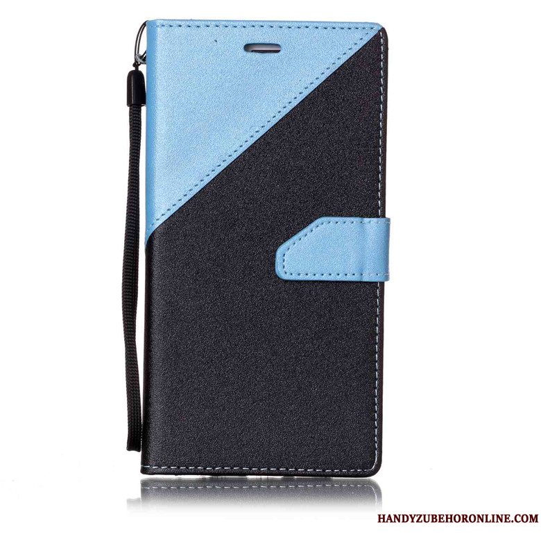 Etui Sony Xperia 10 Plus Beskyttelse Telefonanti-fald, Cover Sony Xperia 10 Plus Læder Nubuck Dyb Farve