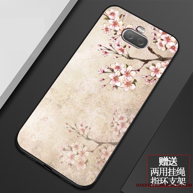 Etui Sony Xperia 10 Plus Blød Blomster Lille Sektion, Cover Sony Xperia 10 Plus Silikone Telefonlyserød