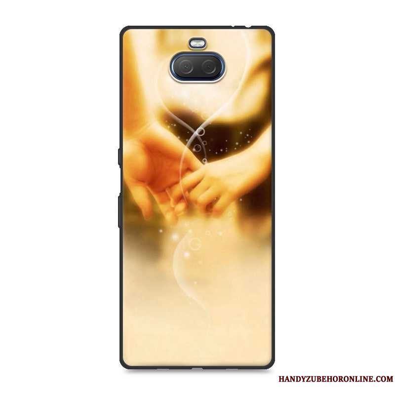 Etui Sony Xperia 10 Plus Tasker Gul Trend, Cover Sony Xperia 10 Plus Blød Telefonanti-fald