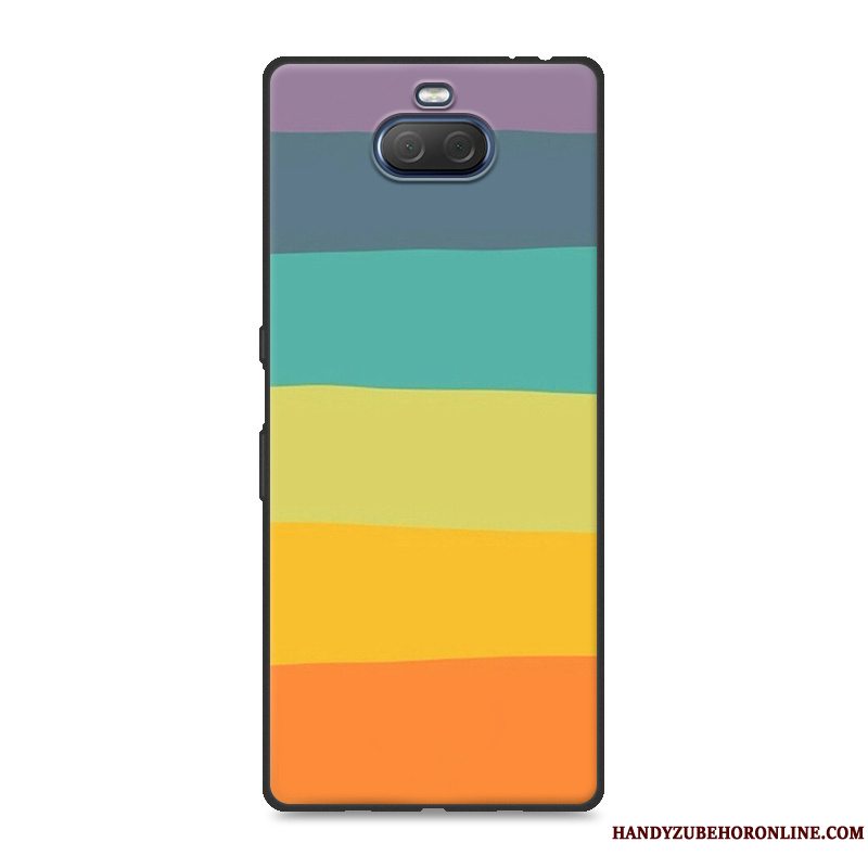 Etui Sony Xperia 10 Plus Tasker Gul Trend, Cover Sony Xperia 10 Plus Blød Telefonanti-fald