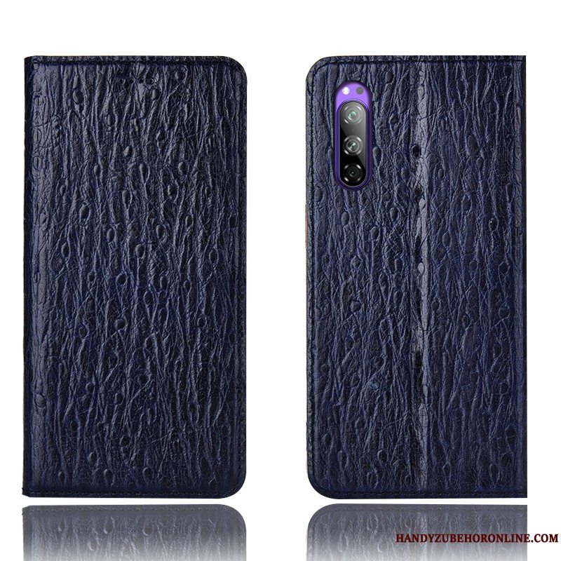 Etui Sony Xperia 5 Beskyttelse Anti-fald Mønster, Cover Sony Xperia 5 Læder Fugl Telefon