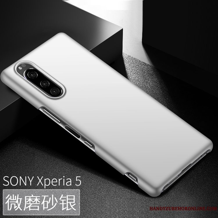 Etui Sony Xperia 5 Beskyttelse Telefonhård, Cover Sony Xperia 5 Nubuck Anti-fald