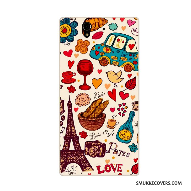 Etui Sony Xperia C4 Tasker Lyserød Anti-fald, Cover Sony Xperia C4 Cartoon Telefon