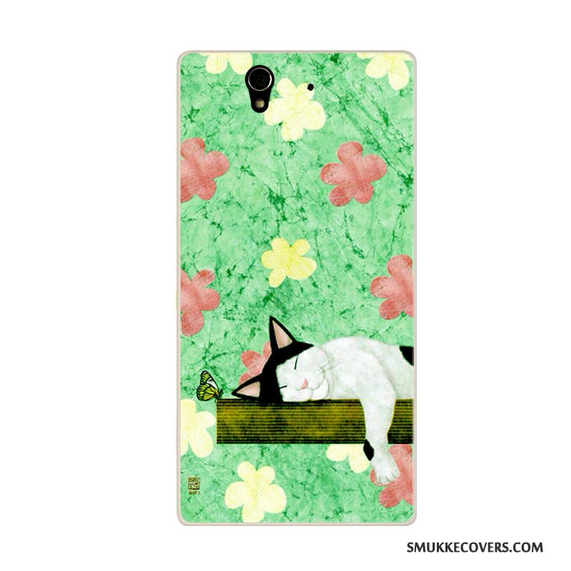 Etui Sony Xperia C4 Tasker Lyserød Anti-fald, Cover Sony Xperia C4 Cartoon Telefon