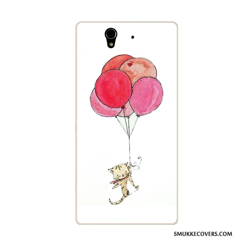 Etui Sony Xperia C4 Tasker Lyserød Anti-fald, Cover Sony Xperia C4 Cartoon Telefon