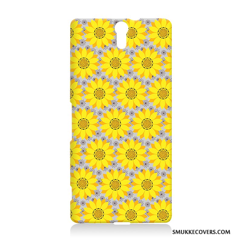 Etui Sony Xperia C5 Ultra Dual Beskyttelse Anti-fald Telefon, Cover Sony Xperia C5 Ultra Dual Cartoon Hård Blå