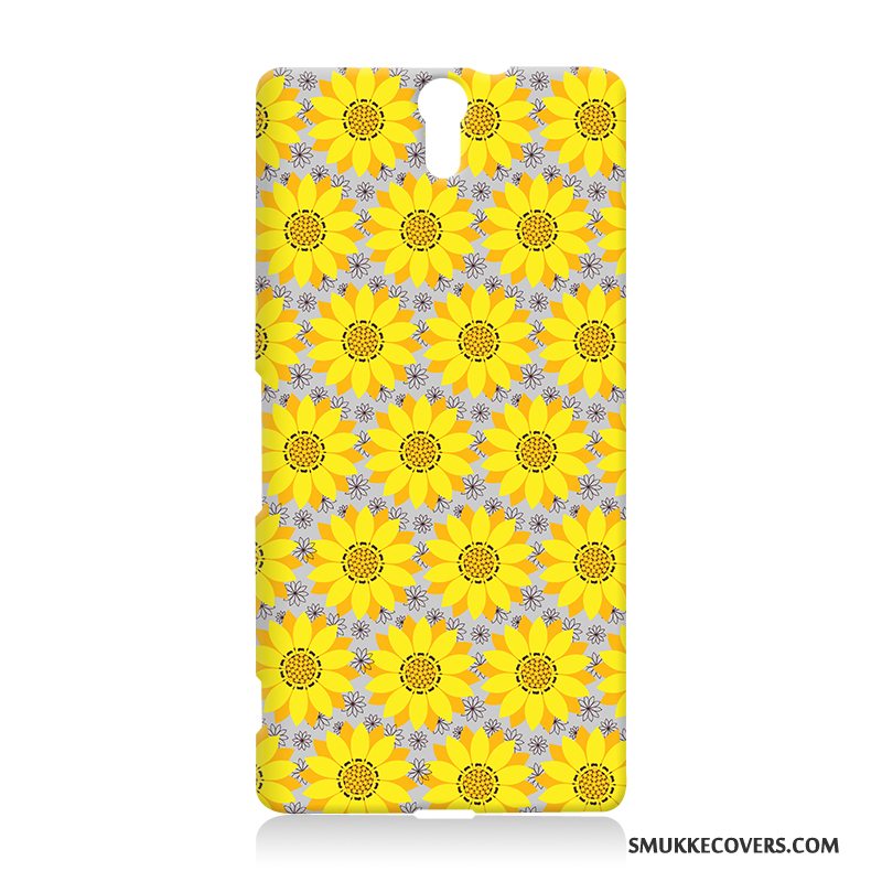 Etui Sony Xperia C5 Ultra Dual Beskyttelse Anti-fald Telefon, Cover Sony Xperia C5 Ultra Dual Cartoon Hård Blå