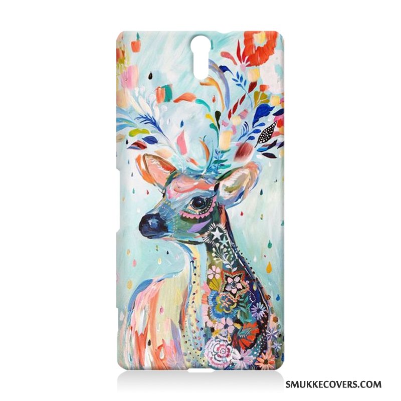 Etui Sony Xperia C5 Ultra Dual Beskyttelse Telefonsort, Cover Sony Xperia C5 Ultra Dual Cartoon Trend Hård