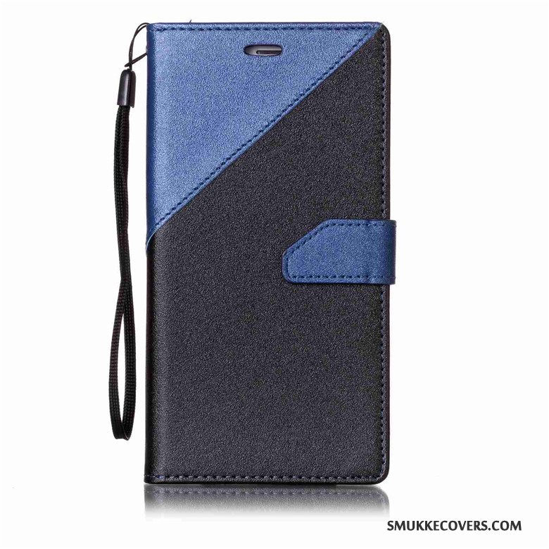 Etui Sony Xperia E5 Læder Lyserød Anti-fald, Cover Sony Xperia E5 Silikone Telefonnubuck