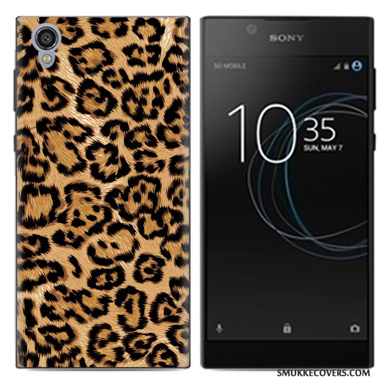 Etui Sony Xperia L1 Beskyttelse Hvid Telefon, Cover Sony Xperia L1 Blød Anti-fald Pu