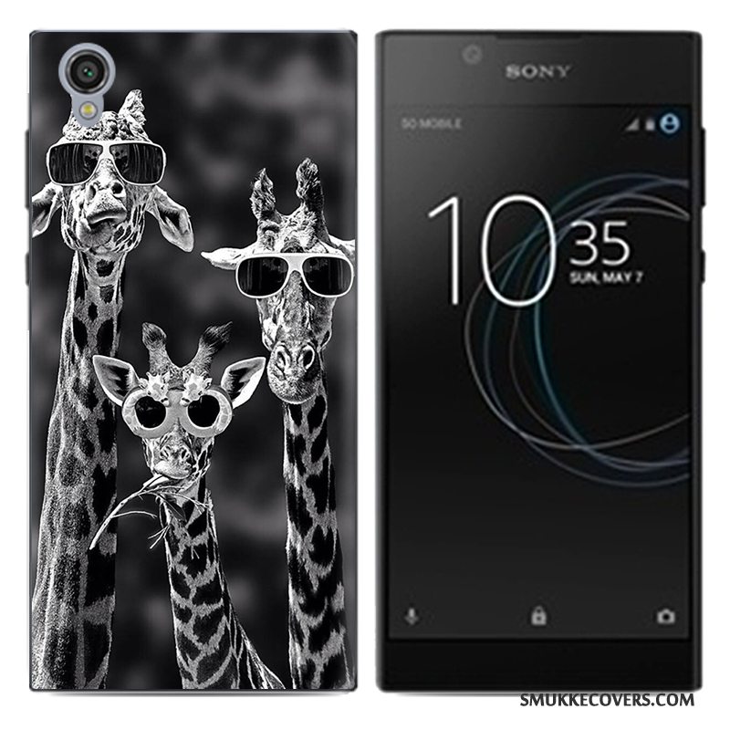 Etui Sony Xperia L1 Blød Tynd Trend, Cover Sony Xperia L1 Beskyttelse Pu Telefon