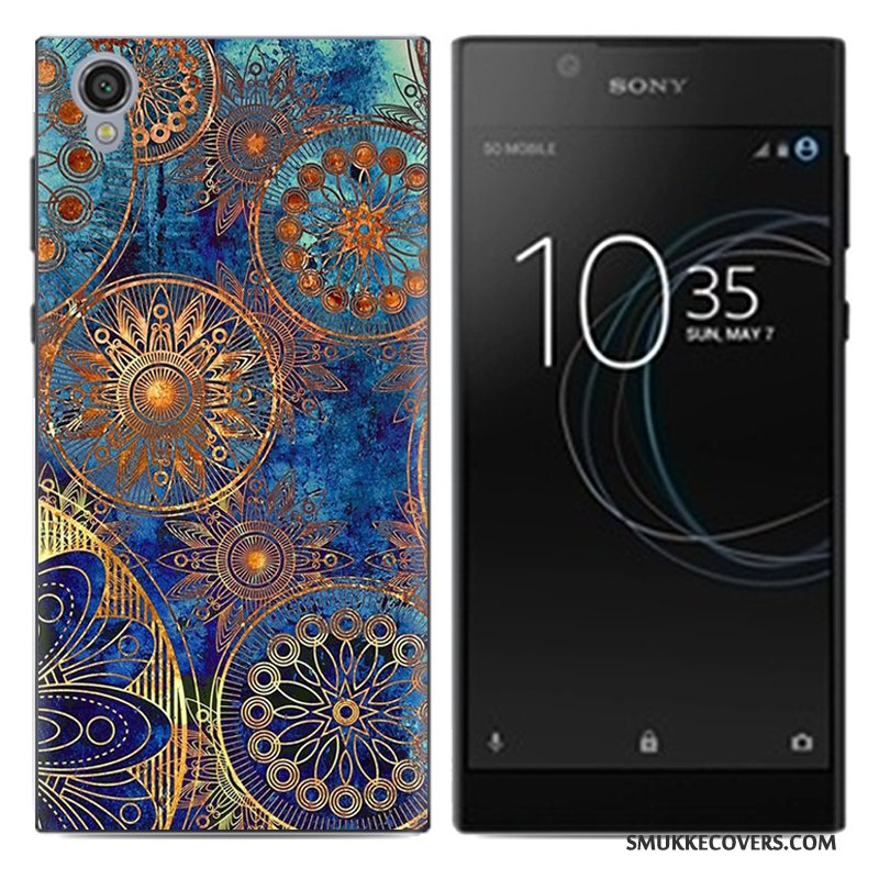 Etui Sony Xperia L1 Blød Tynd Trend, Cover Sony Xperia L1 Beskyttelse Pu Telefon