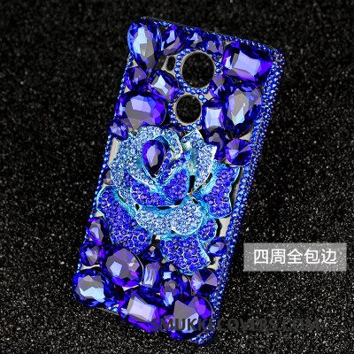 Etui Sony Xperia L1 Strass Lyserød Telefon, Cover Sony Xperia L1 Silikone Anti-fald