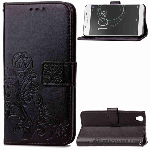 Etui Sony Xperia L1 Tasker Rød Hængende Ornamenter, Cover Sony Xperia L1 Beskyttelse Anti-fald