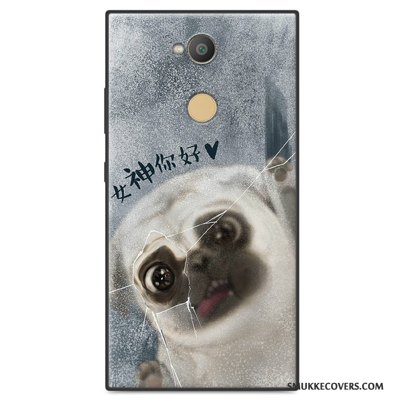 Etui Sony Xperia L2 Beskyttelse Telefonnubuck, Cover Sony Xperia L2 Blød Trend Anti-fald