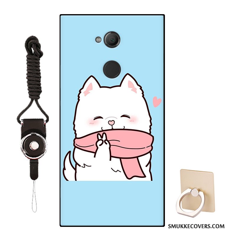 Etui Sony Xperia L2 Cartoon Lyserød Tilpas, Cover Sony Xperia L2 Blød Mønster Af Personlighed