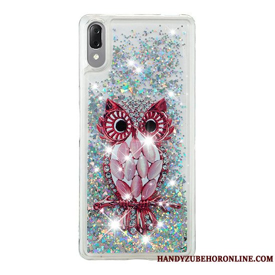 Etui Sony Xperia L3 Kreativ Telefonguld, Cover Sony Xperia L3 Anti-fald Quicksand