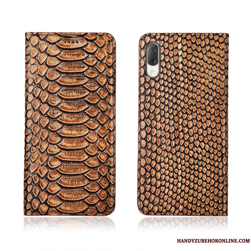 Etui Sony Xperia L3 Tasker Mørkeblå Mønster, Cover Sony Xperia L3 Beskyttelse Telefonny