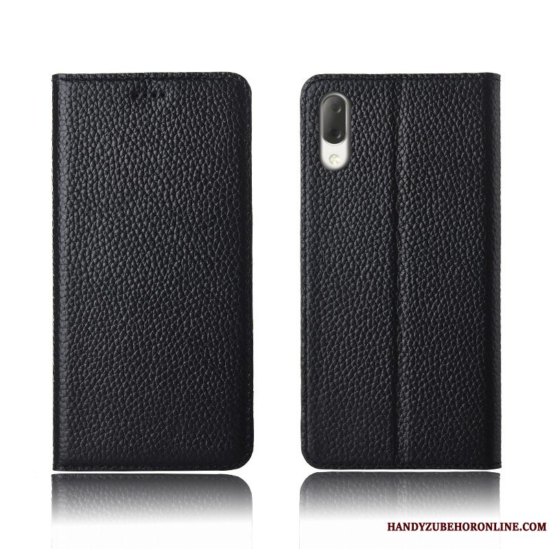 Etui Sony Xperia L3 Tasker Telefonlitchi, Cover Sony Xperia L3 Silikone Nubuck Ny